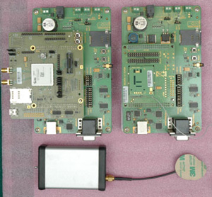 Development boards for Telit GPS and Cellular